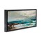 Stupell Industries Rocky Ocean Waves Framed Floater Canvas Wall Art